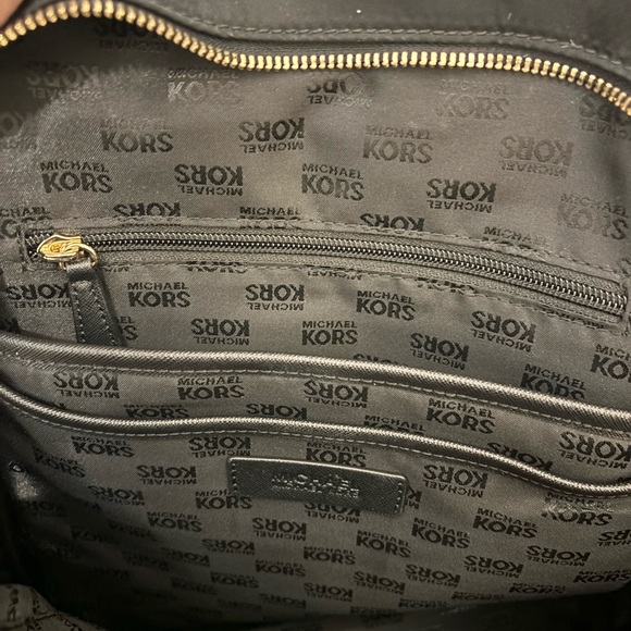 Michael Kors black nylon backpack. Gently used and in great condition. - Picture 3 of 3